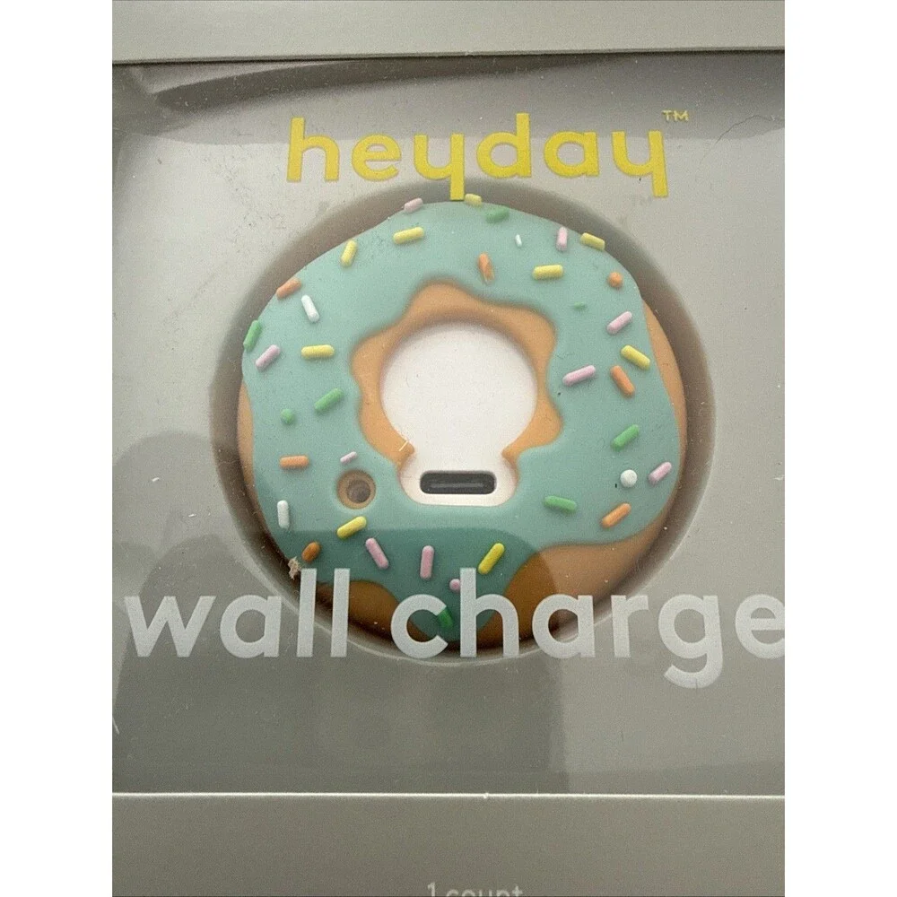 Single Port USB-C Wall Charger 15W- heyday Doughnut
